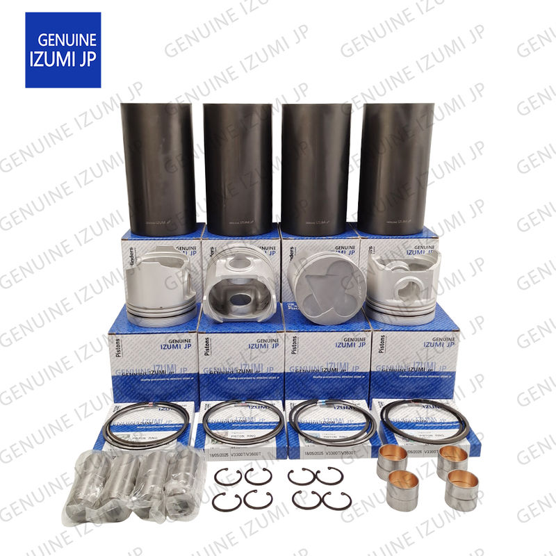 Kit de Camisas de Cilindro V3300-12V 1C011-21110 Para Peças de Reparo do Motor Diesel Kubota