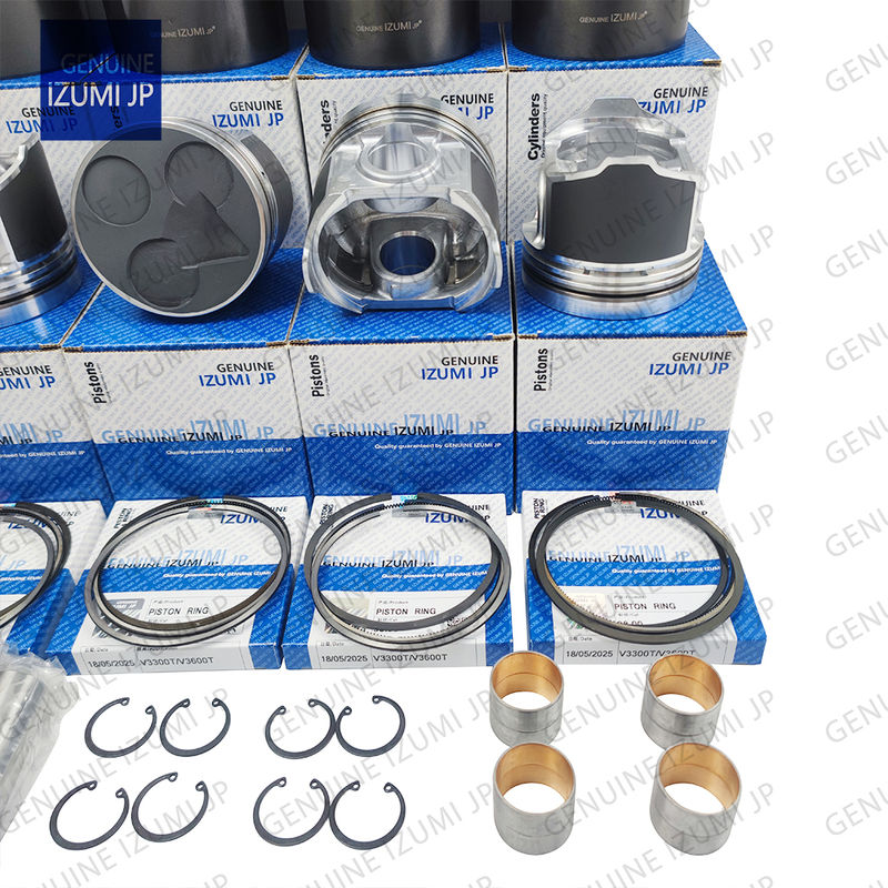 Kit de Camisa do Cilindro V3600T Pistão 1J510-21113 Para Peças de Reparo do Motor Diesel Kubota