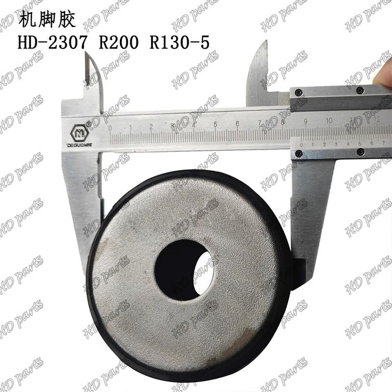 HD-2307 R200 R130-5 Motor Cushion Motor Mounting para Hyundai Excavator Engine Peças sobressalentes