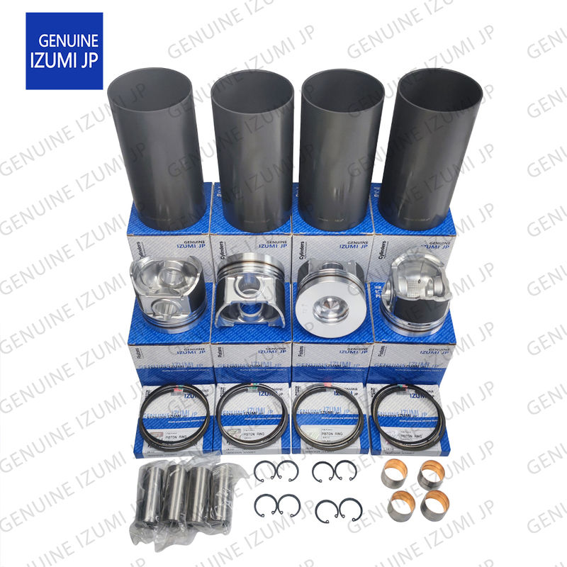 Kit de Camisas de Cilindro V3300T-16V Pistão 1G557-21110 Para Peças de Reparo do Motor Diesel Kubota