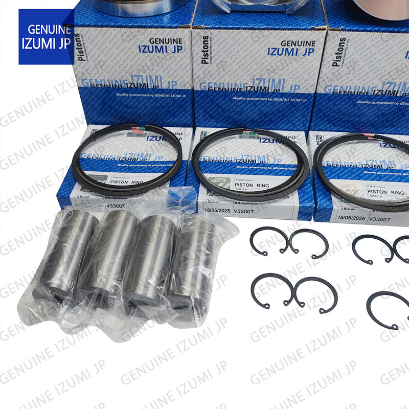 Kit de Camisas de Cilindro V3300T-16V Pistão 1G557-21110 Para Peças de Reparo do Motor Diesel Kubota