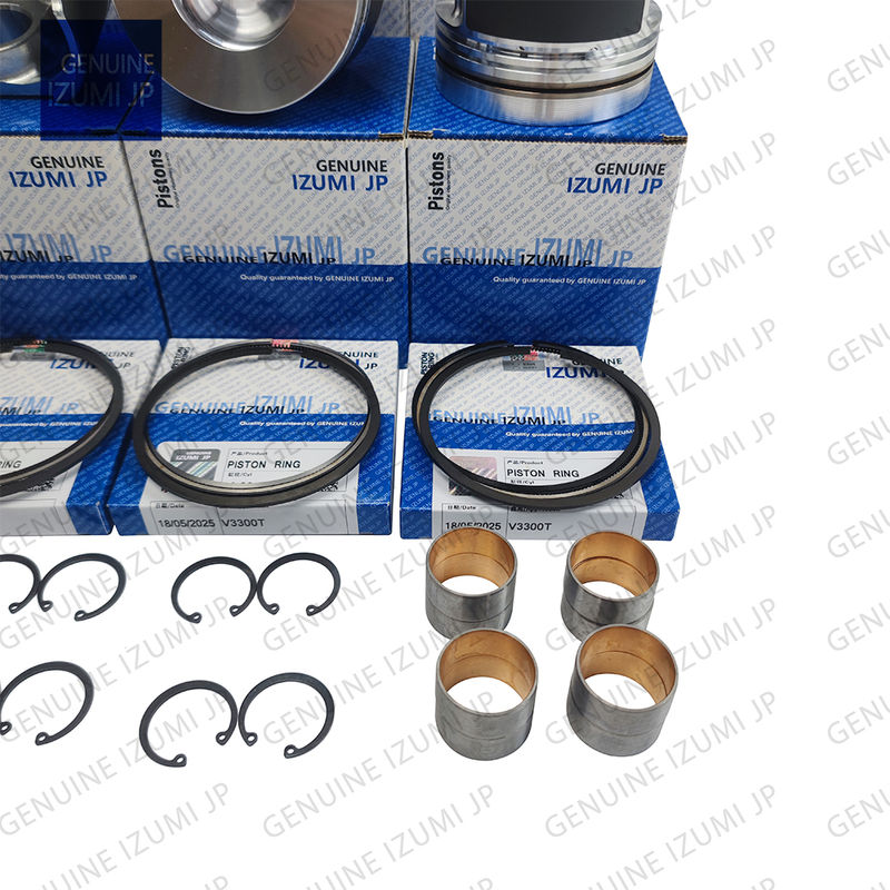 Kit de Camisas de Cilindro V3300T-16V Pistão 1G557-21110 Para Peças de Reparo do Motor Diesel Kubota