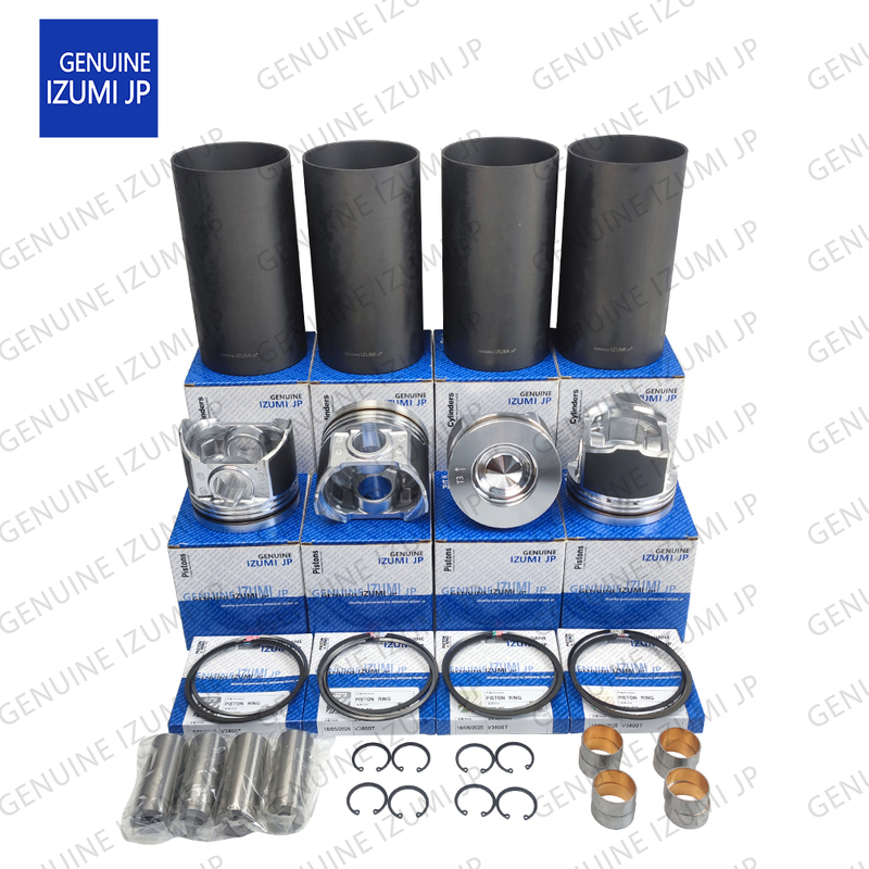 V3800T Kit de revestimento do cilindro pistão 1J550-21110 Para reparar peças de motores diesel Kubota