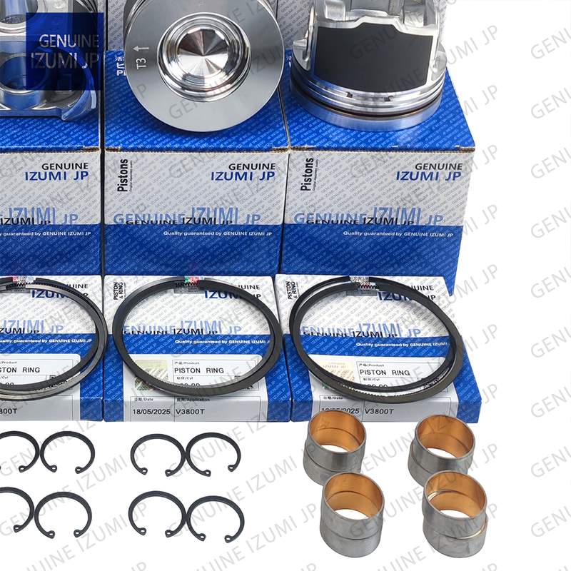 V3800T Kit de revestimento do cilindro pistão 1J550-21110 Para reparar peças de motores diesel Kubota