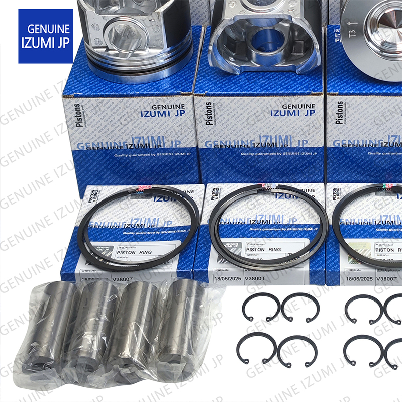V3800T Kit de revestimento do cilindro pistão 1J550-21110 Para reparar peças de motores diesel Kubota