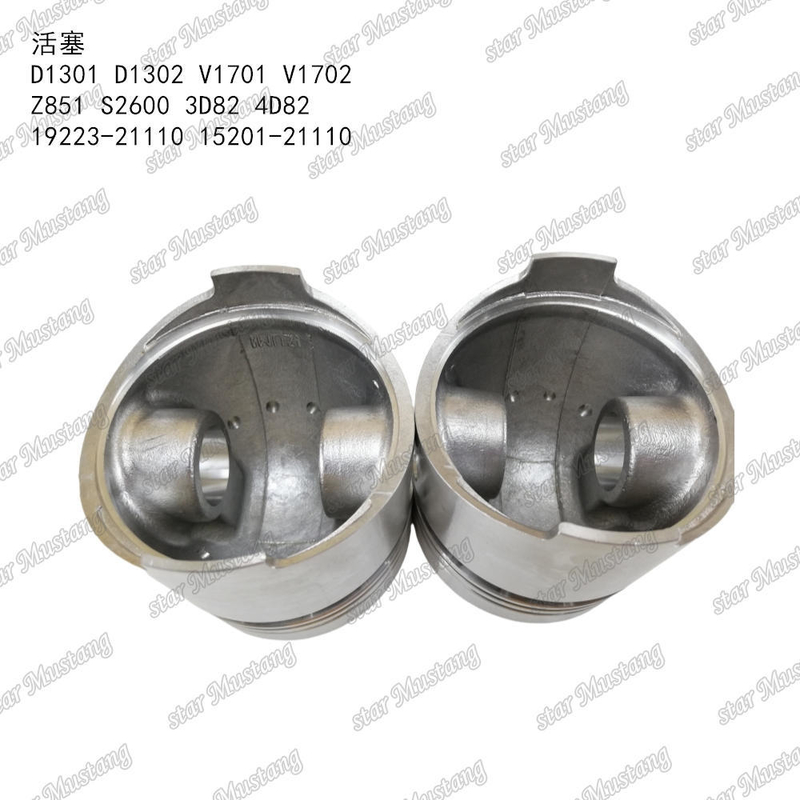 Pisto D1301 D1302 V1701 V1702 Z851 S2600 3D82 4D82 19223-21110 15201-21110 Adequado para Peças de motor KUBOTA