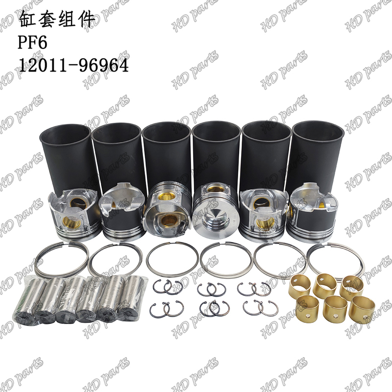 Engine PF6 Cylinder Liner Kit Piston 12011-96964 For Nissan Engine Spare Parts