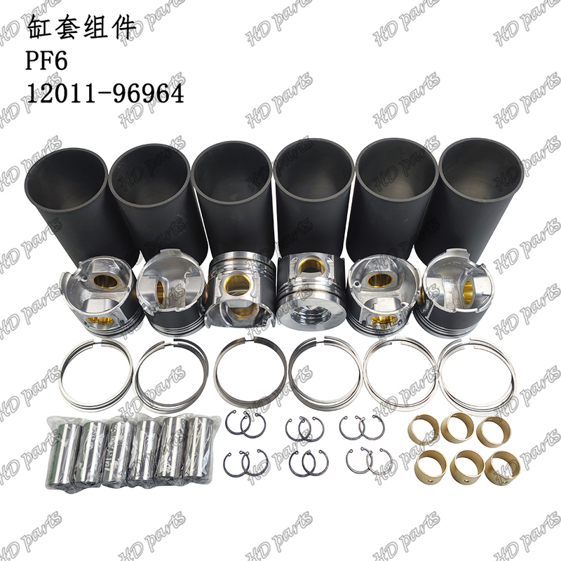 Engine PF6 Cylinder Liner Kit Piston 12011-96964 For Nissan Engine Spare Parts