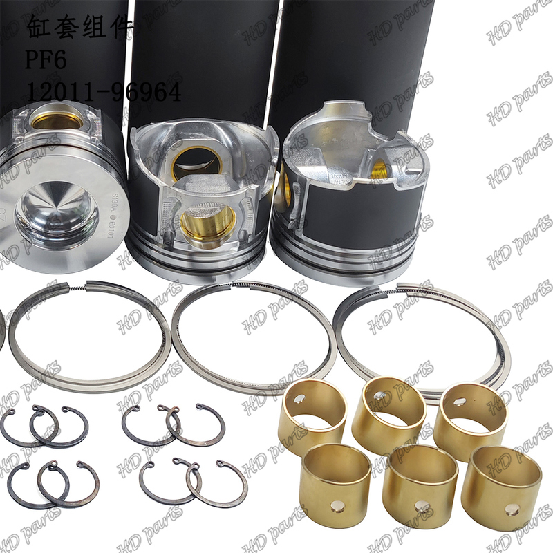 Engine PF6 Cylinder Liner Kit Piston 12011-96964 For Nissan Engine Spare Parts