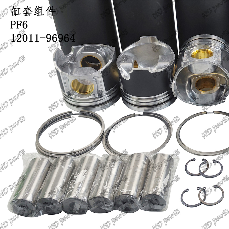 Engine PF6 Cylinder Liner Kit Piston 12011-96964 For Nissan Engine Spare Parts